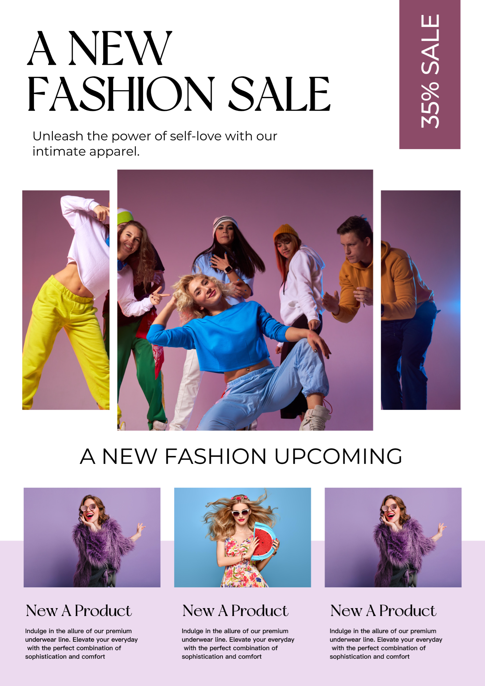 Clothing Product Display Flyer Catalogue 