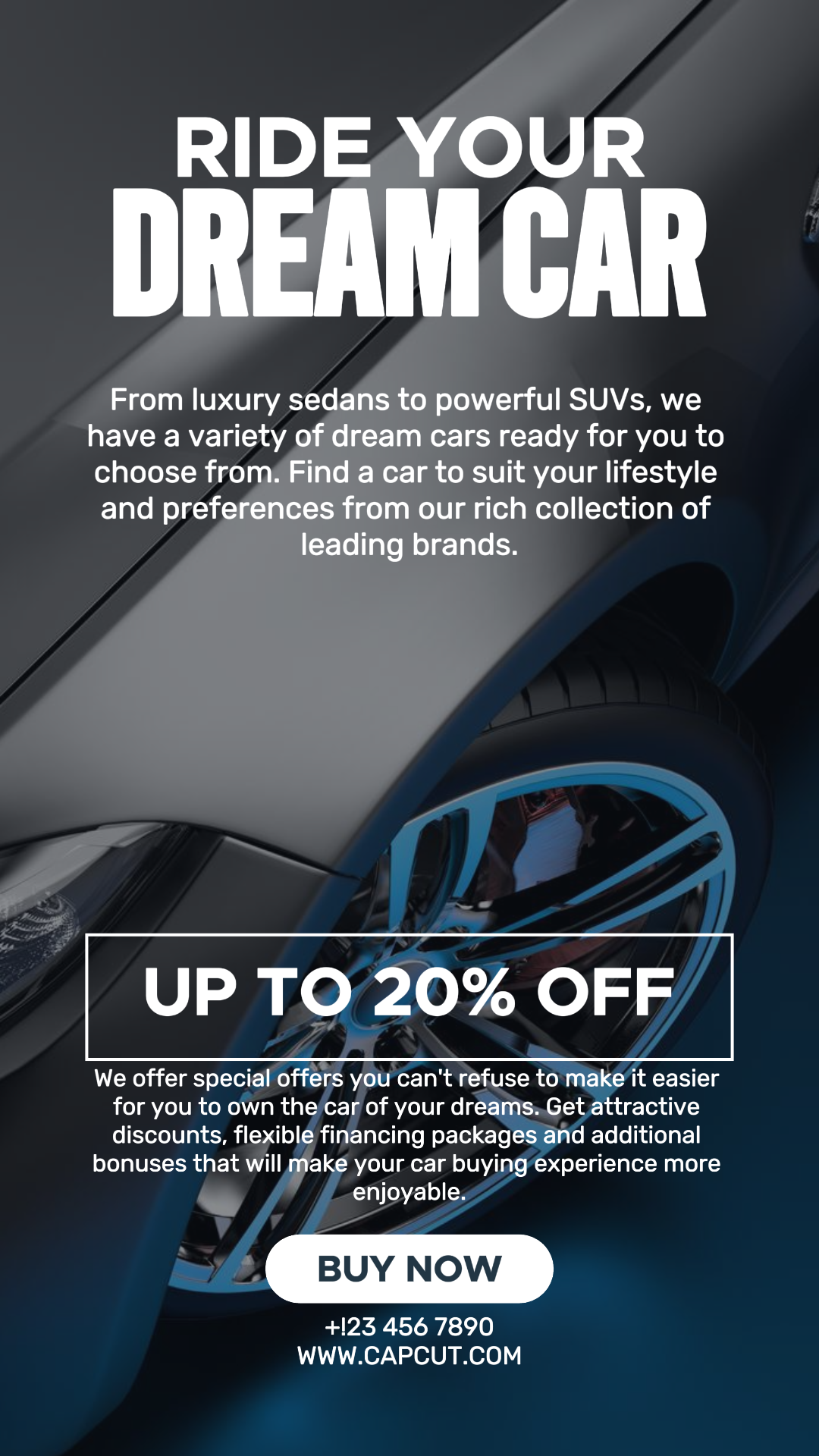 Cars - Marketing-Poster Ride Your Dream Car