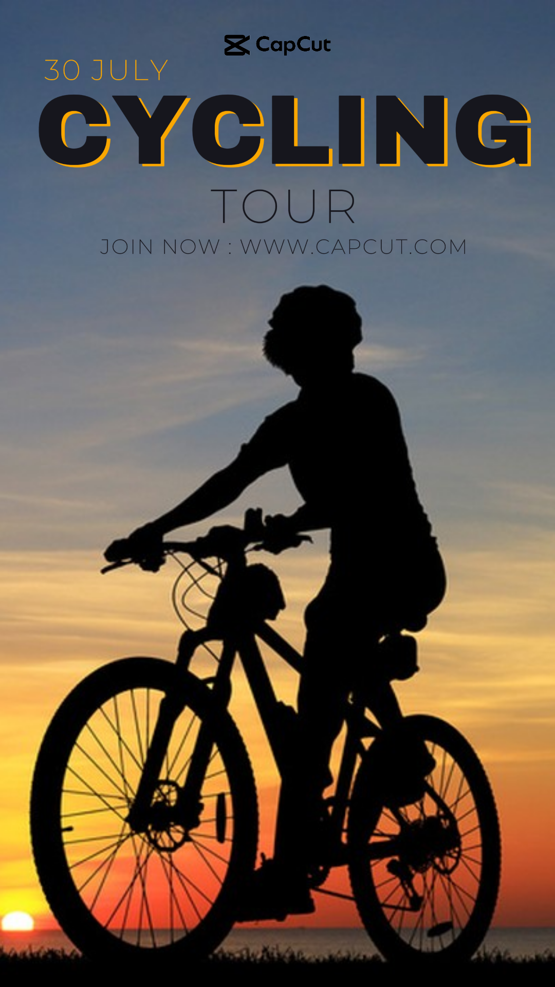 SPORT- UND SPIELPOSTER INSTAGRAM RADTOUR