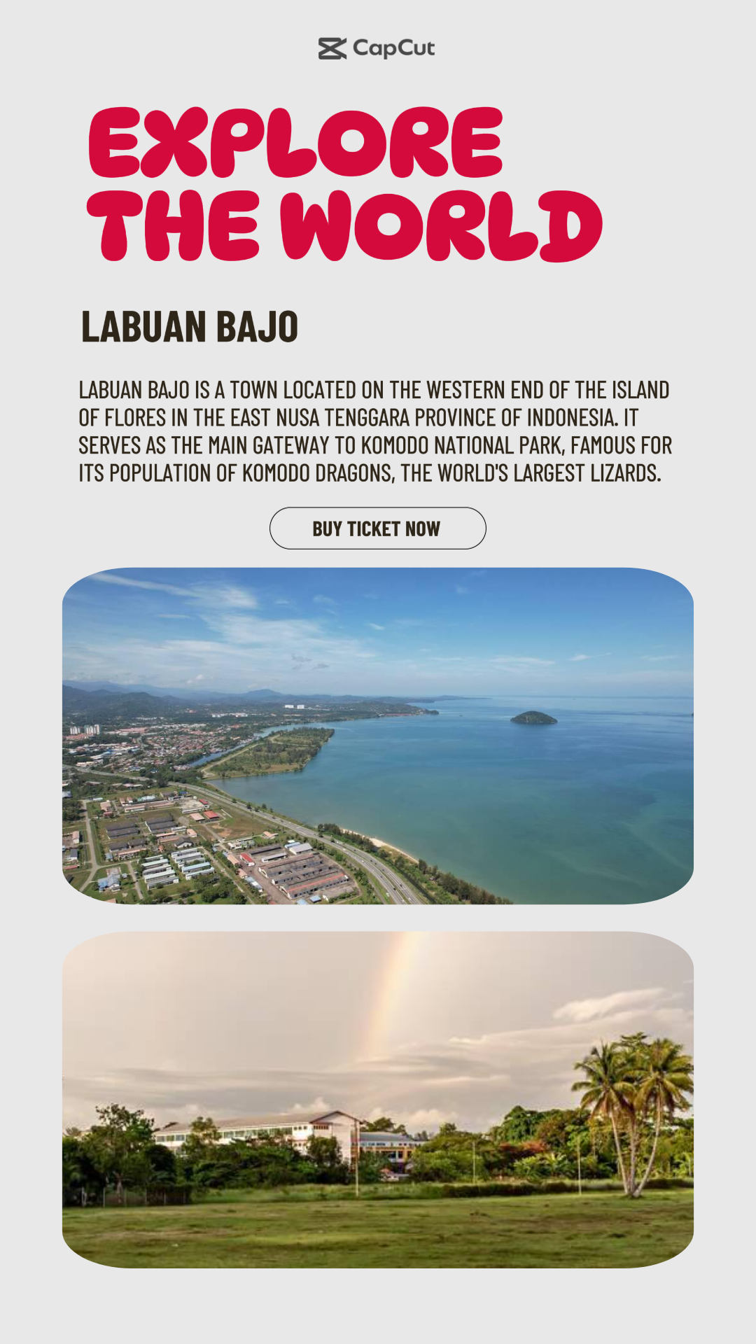 Travel - Creative Poster EXPLORE THE WORLD