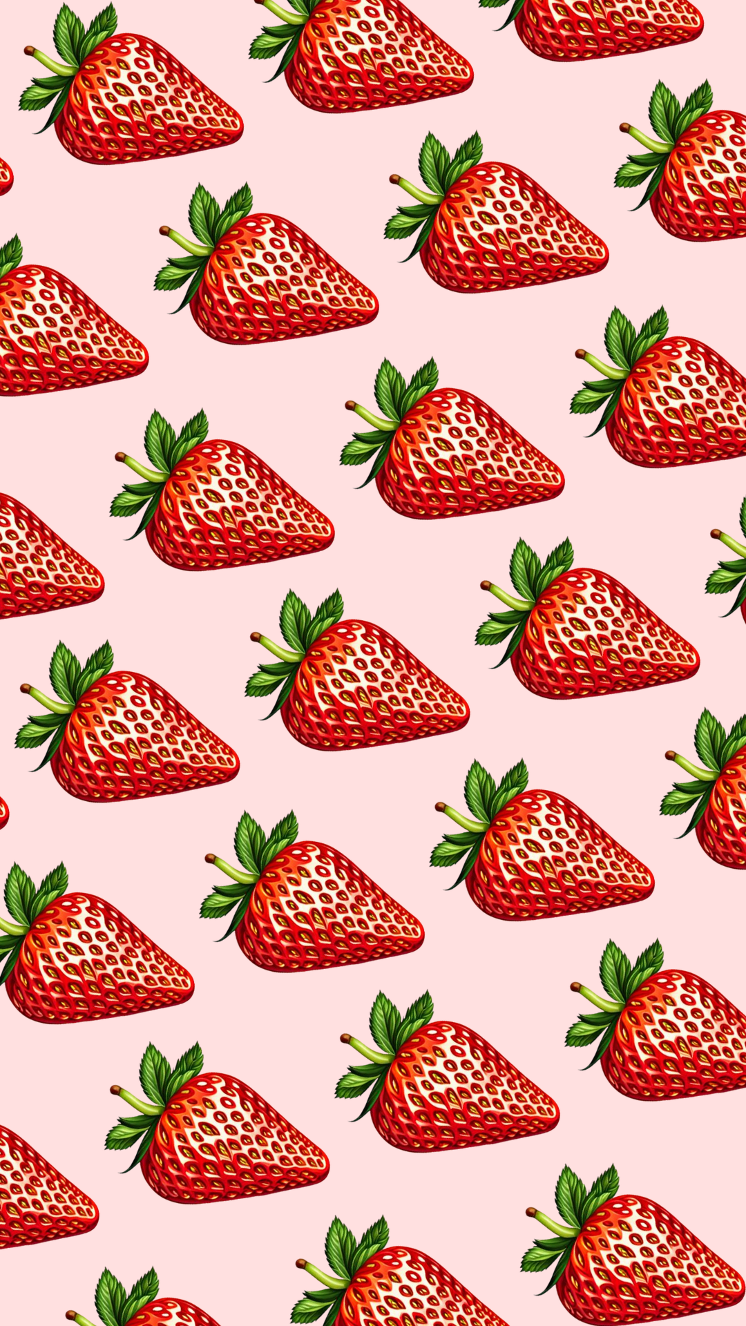 Fondo de pantalla lindo rojo fresa 