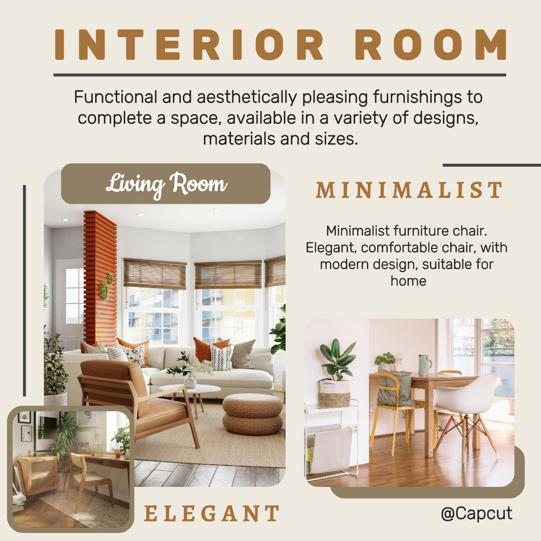 Ménage - Affichage de produits d'espace intérieur pour la publication Instagram