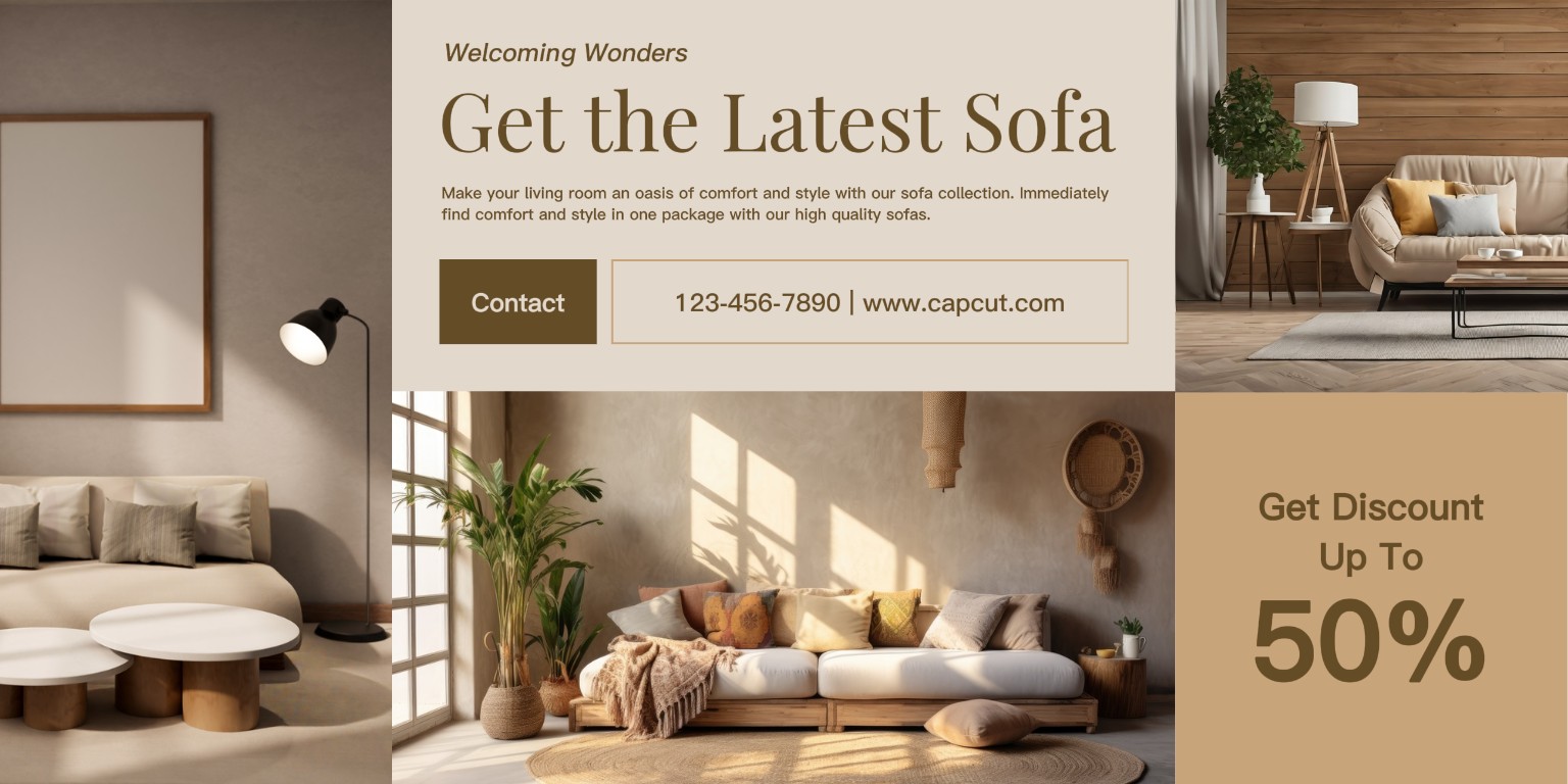 Diretório de Projetos: Sofa Promotion LinkedIn Company Banner