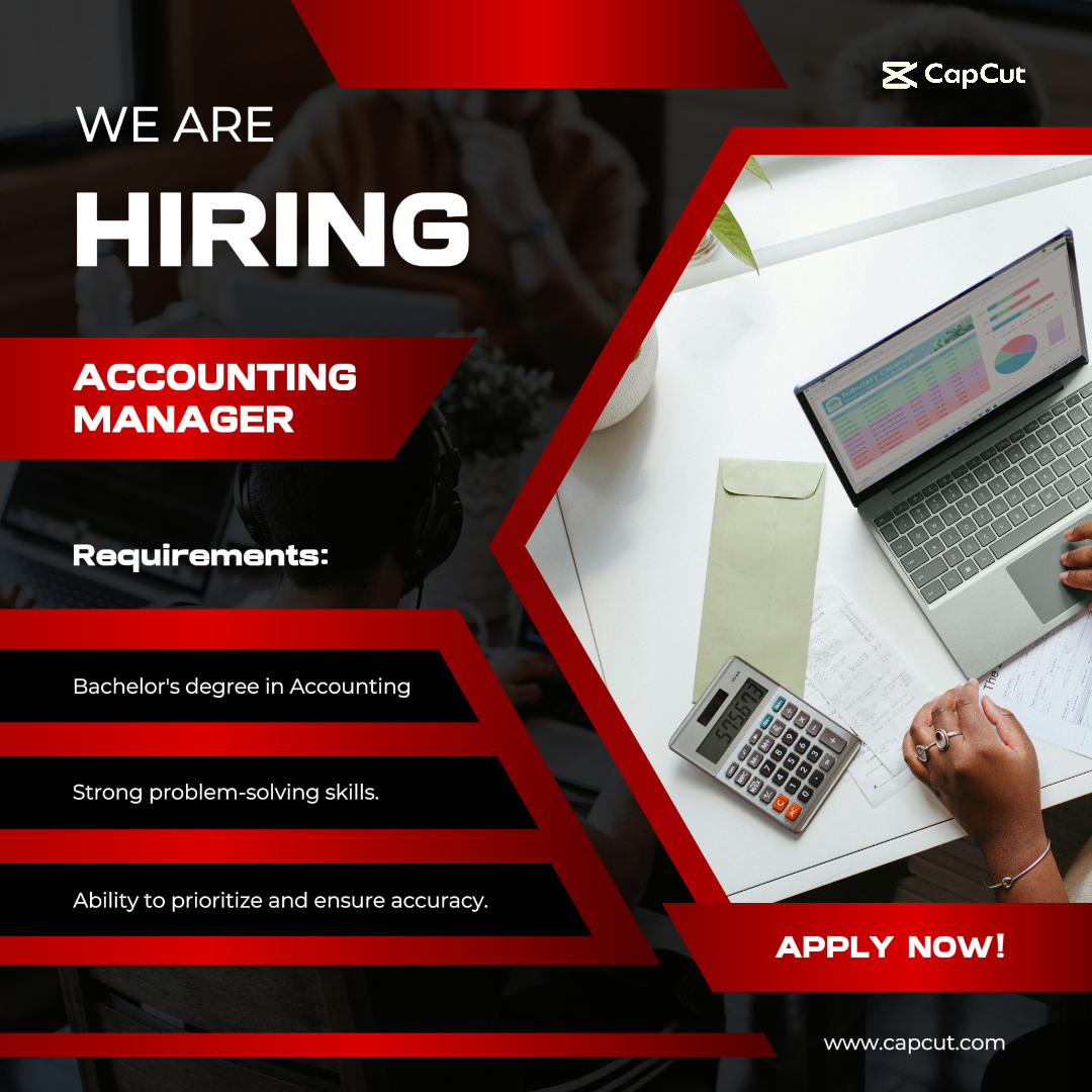 Pôster de Marketing de Negócios e Escritório Instagram Post Preto e Vermelho