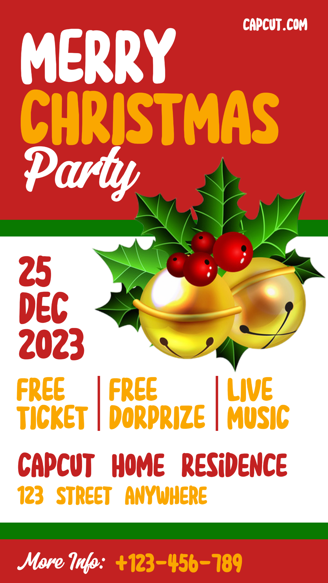 Frohe Weihnachten Party TikTok Post