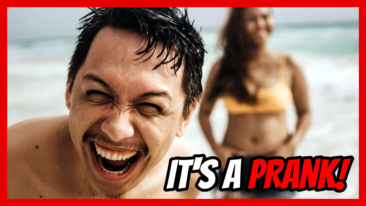 Youtube Thumbnail - Reaction - It's a PRANK!