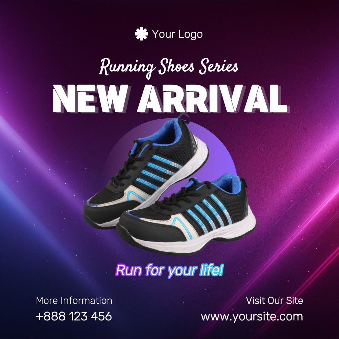 Running Shoes Product For Instagram Feed