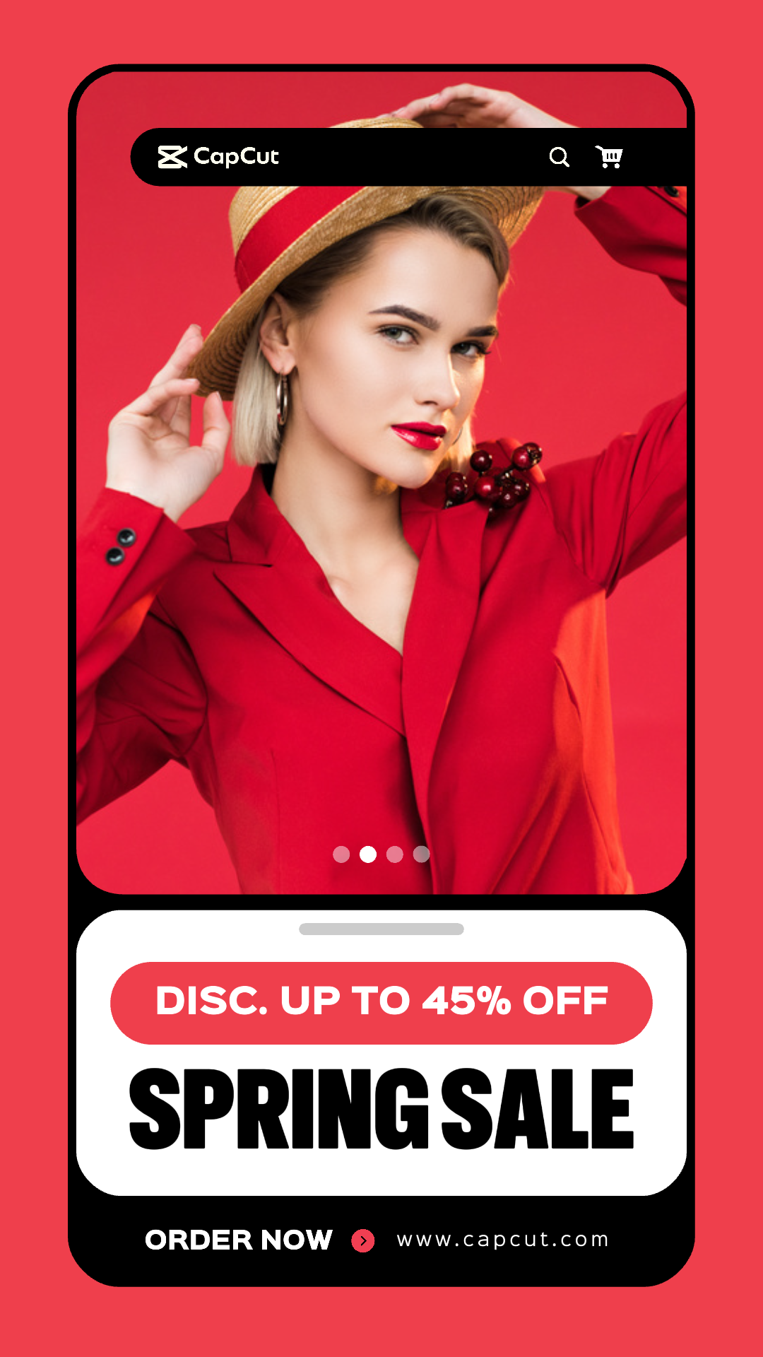 Venda de Moda de Primavera 2024 História do Instagram