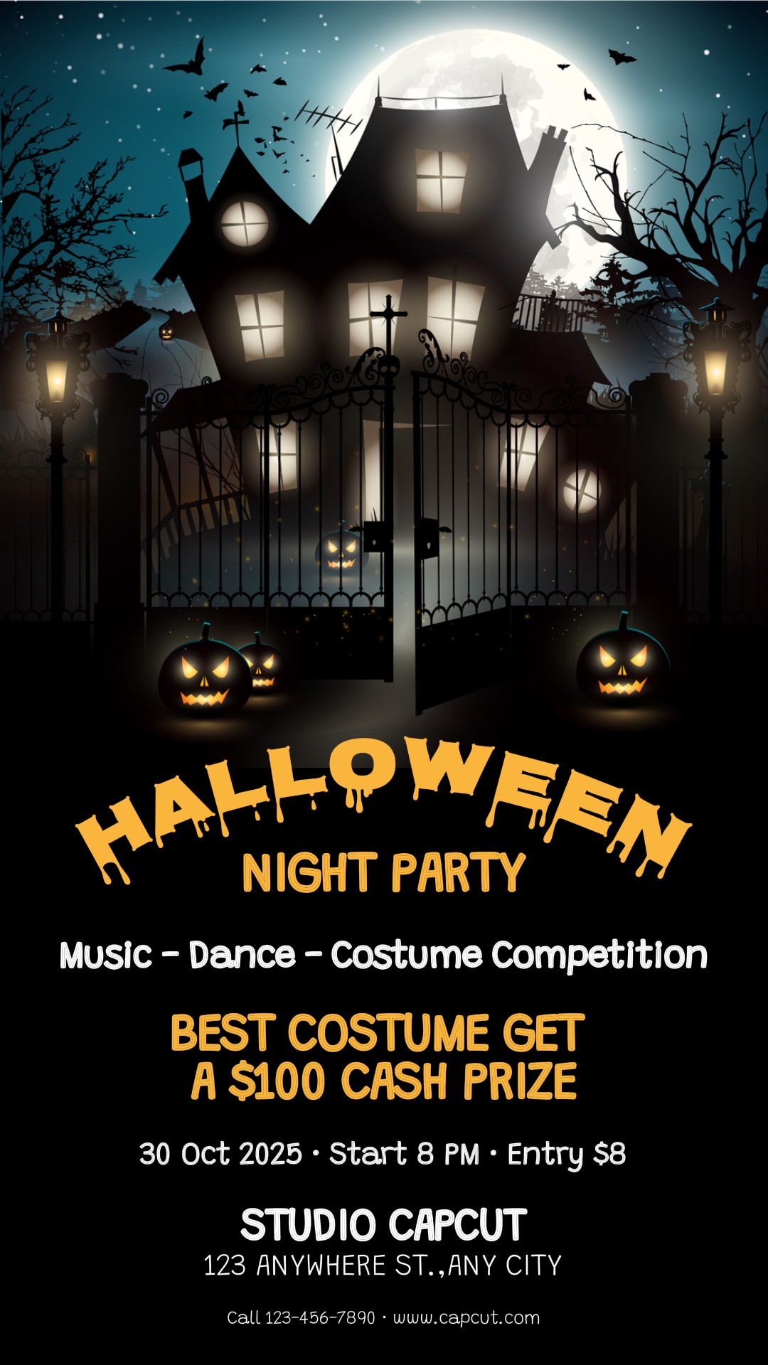 Entertainment Halloween Night Party Event Promotion