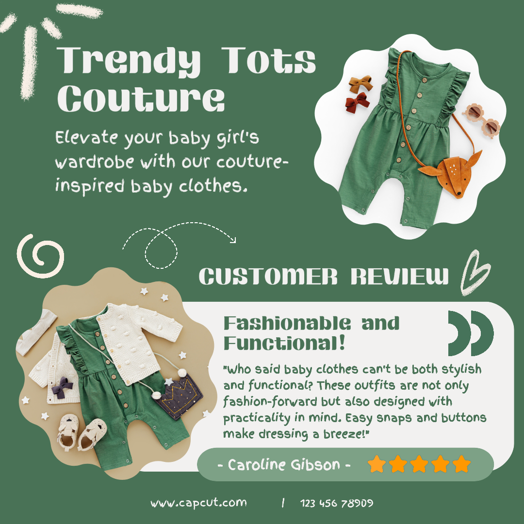 Exibição do produto Fashion Baby Clothes Review