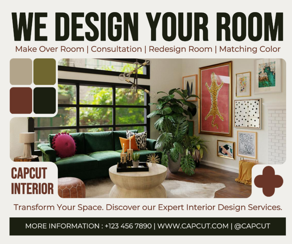 Interior Designer Services Promotion Facebook Post