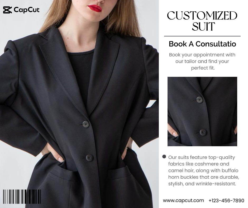 Ropa y trajes Exhibición de productos minimalista