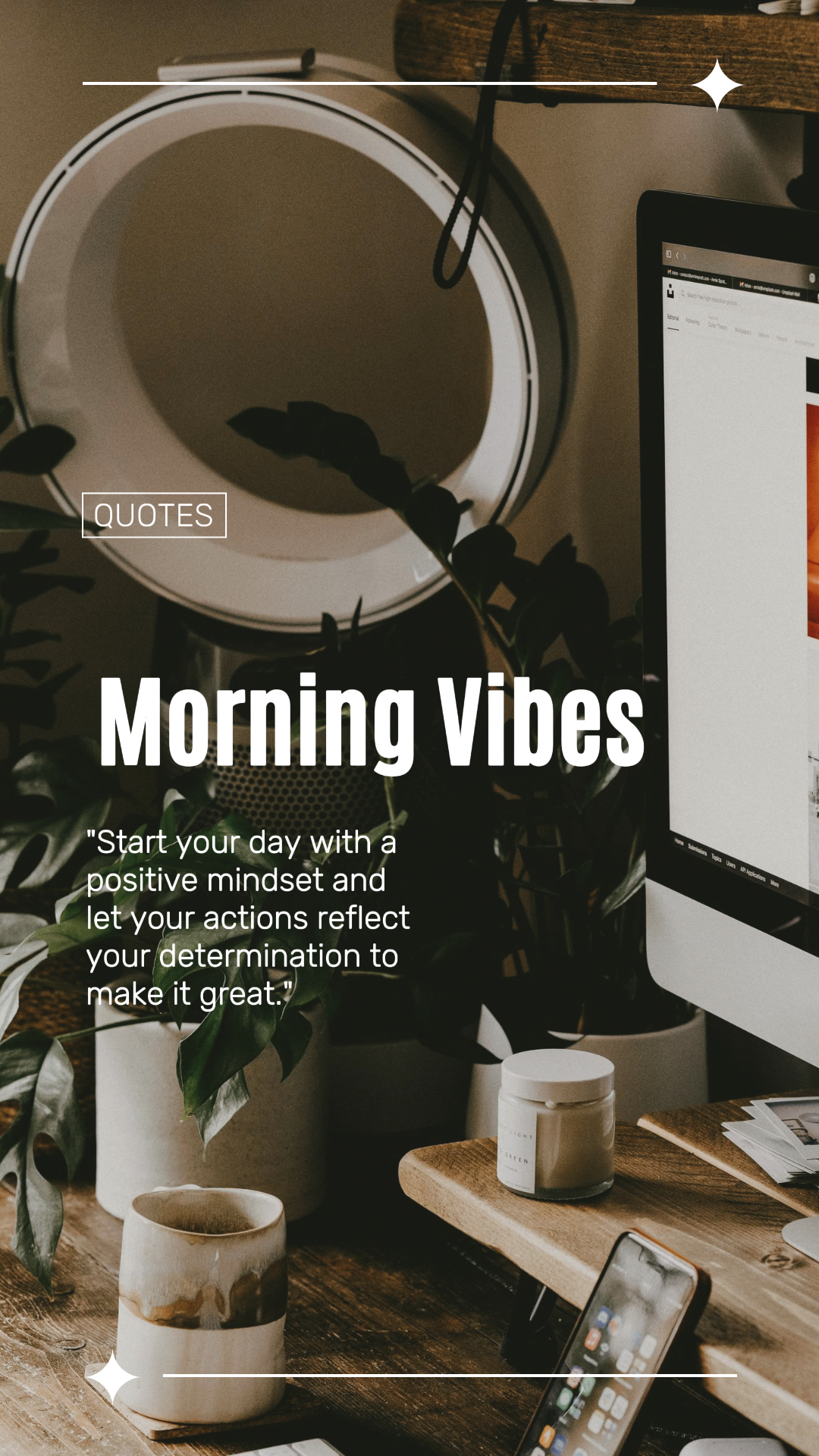 TIKTOK THUMBNAIL MORNING VIBES QUOTES