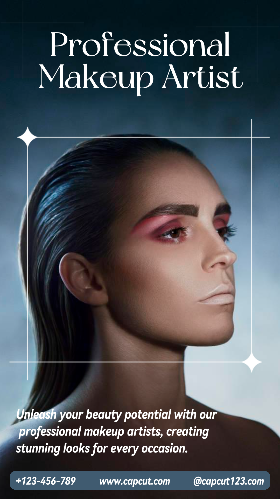 Maquiador Profissional De Cuidados De Beleza História Do Instagram