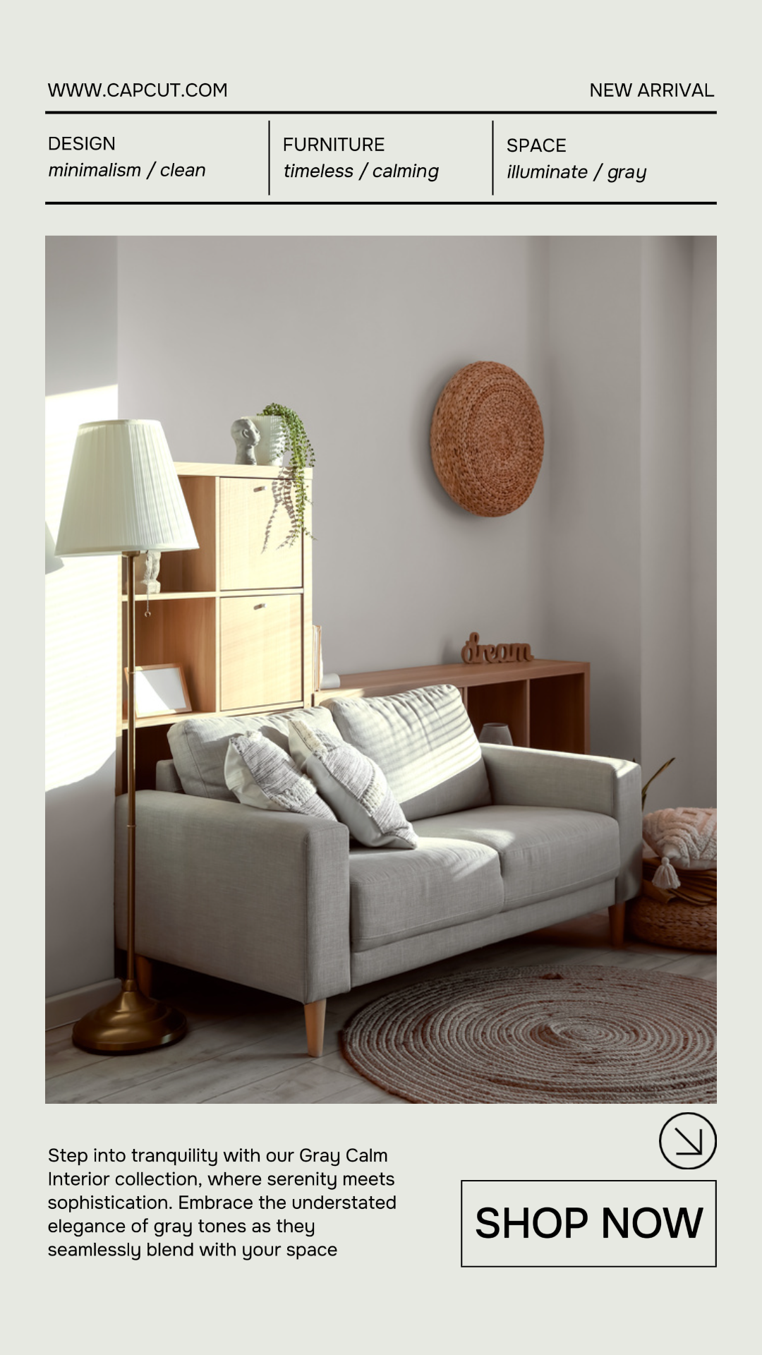 Household marketing new arrival gray