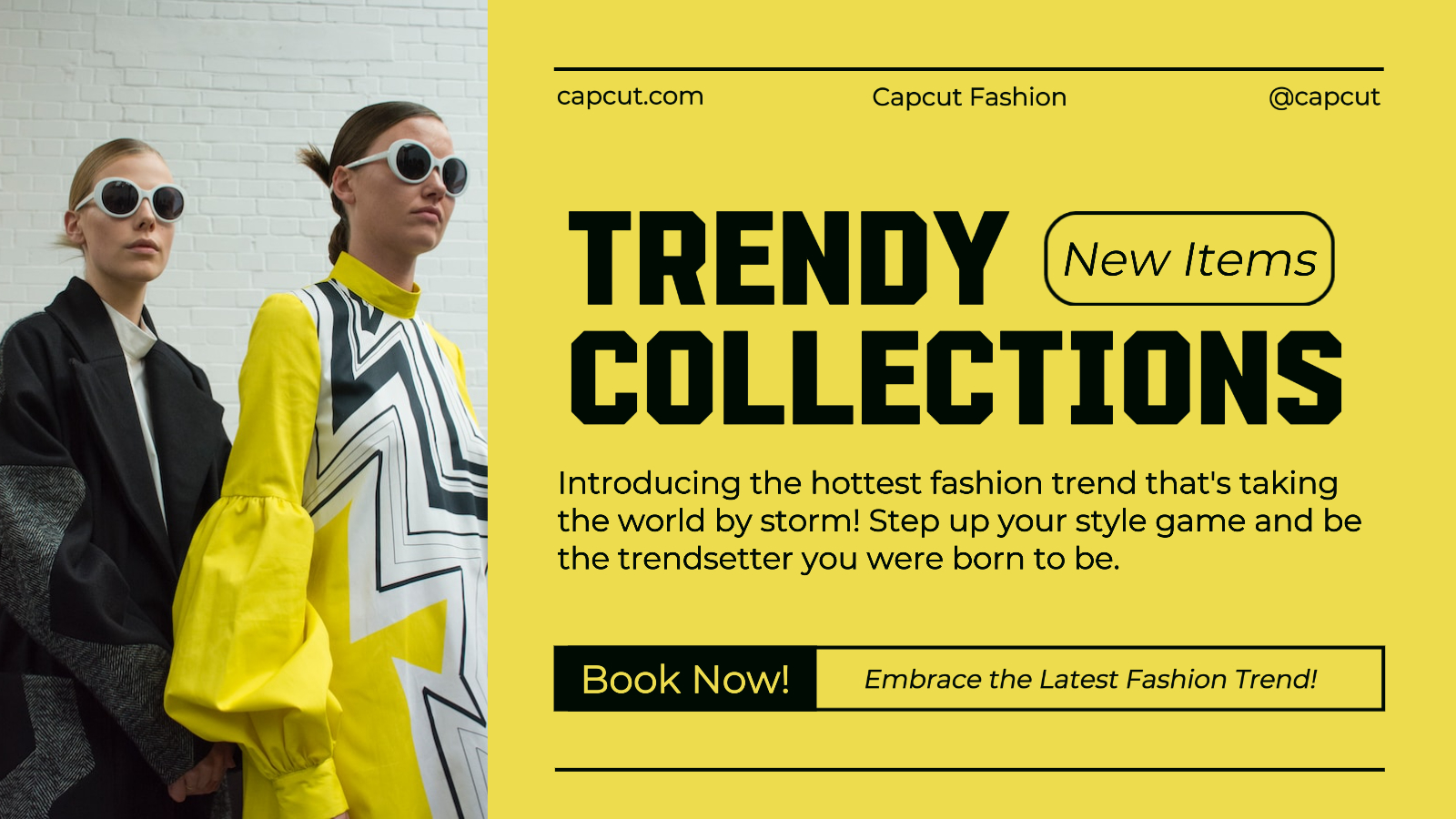 New Trendy Collections Promotion Twitter Post