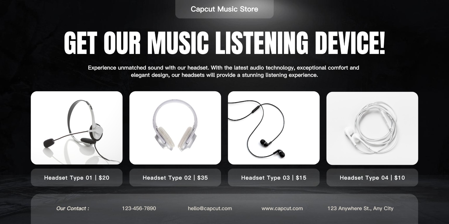 Headset Promosi LinkedIn Perusahaan Banner