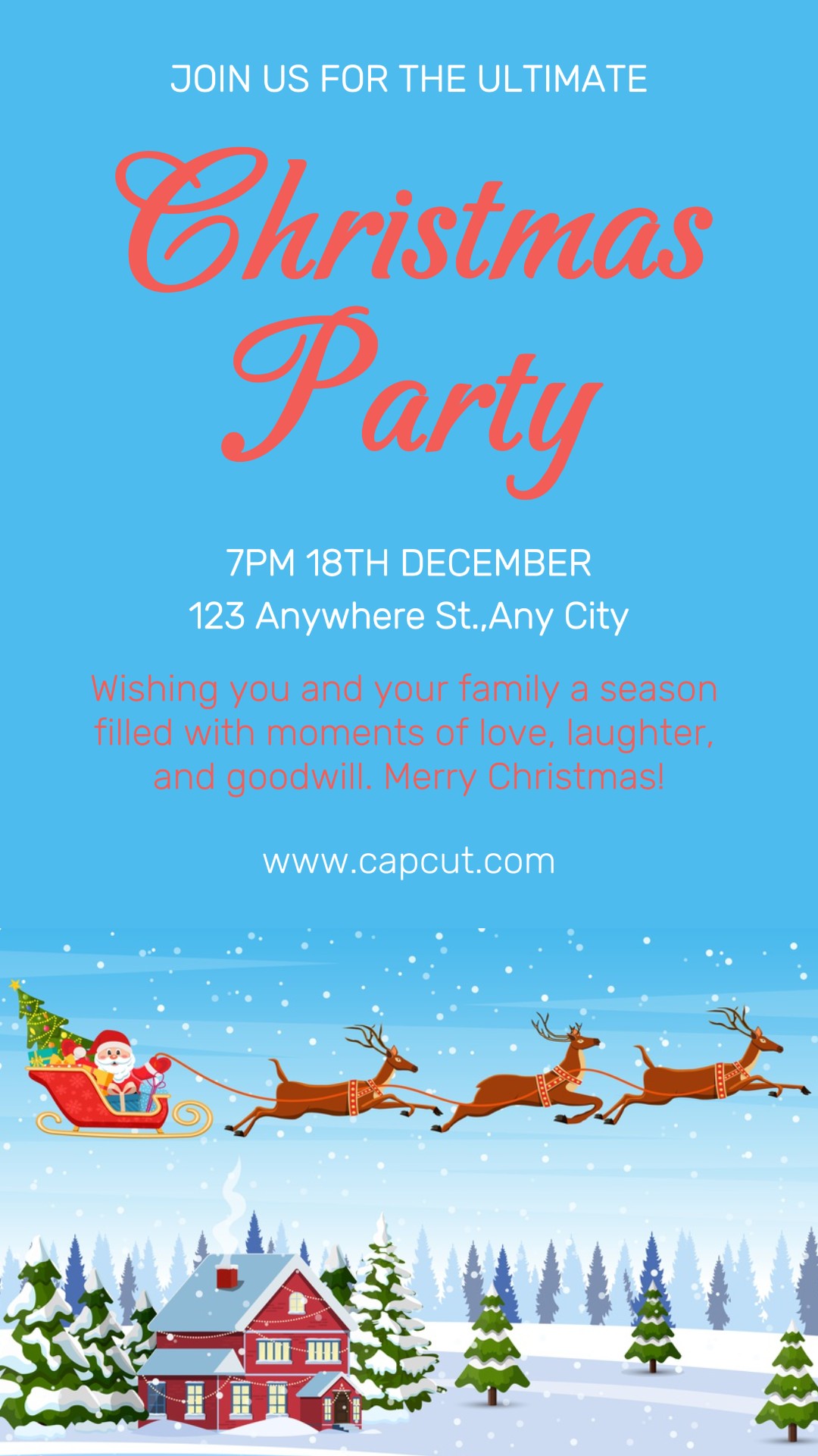 Fiesta De Navidad Historia De Instagram