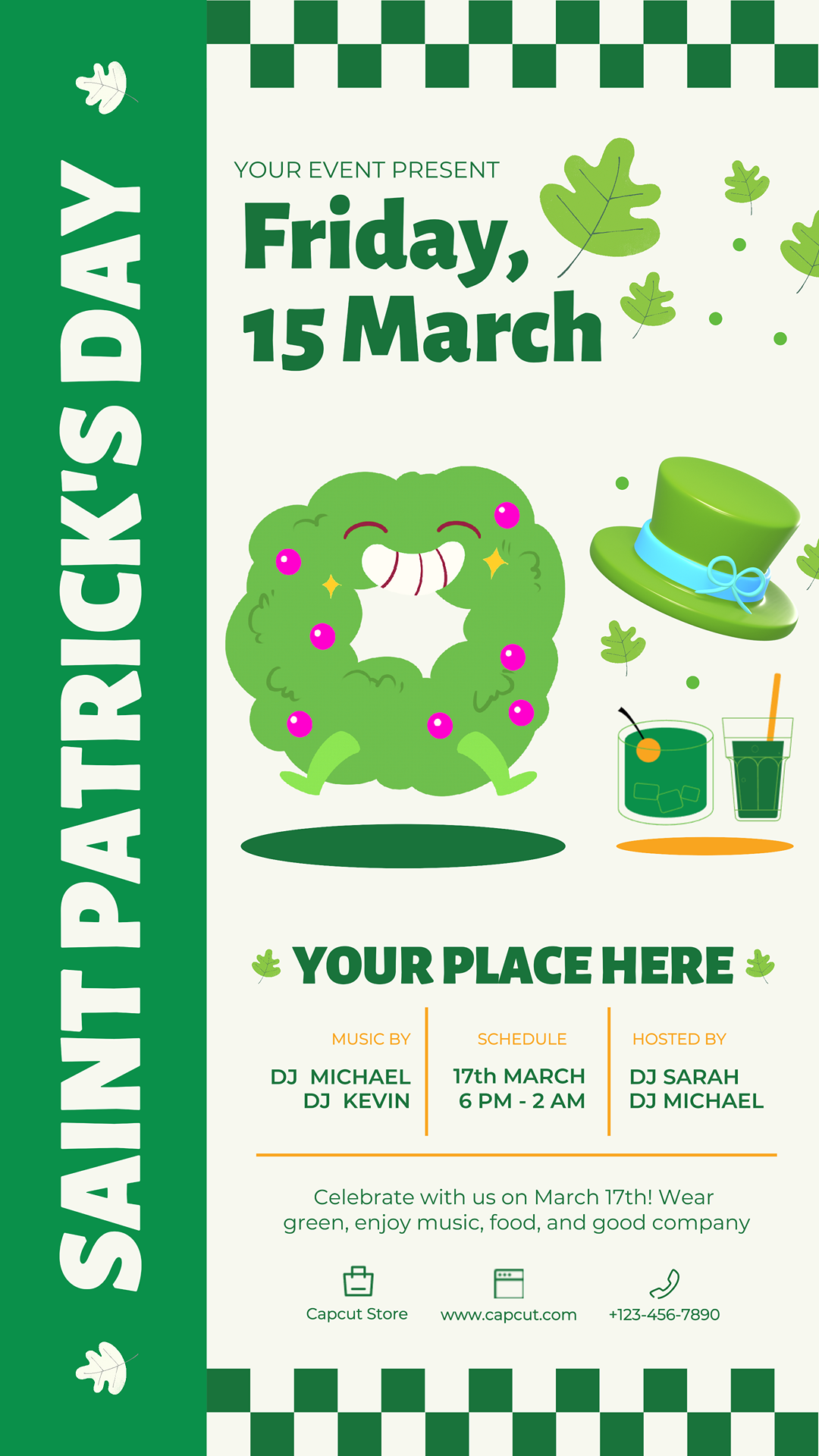 St. Patrick Feier Flyer