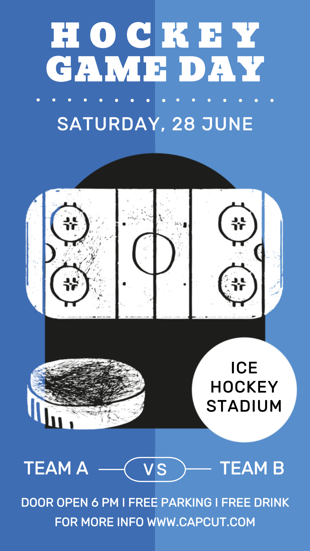 Cocokkan Poster Kreatif Hari Permainan Hoki Kisah Instagram