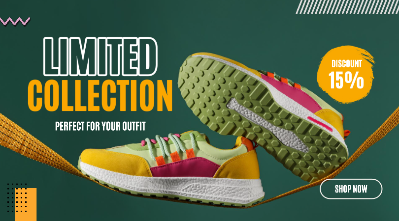 Promoción de colección limitada de zapatos Anuncios de Facebook