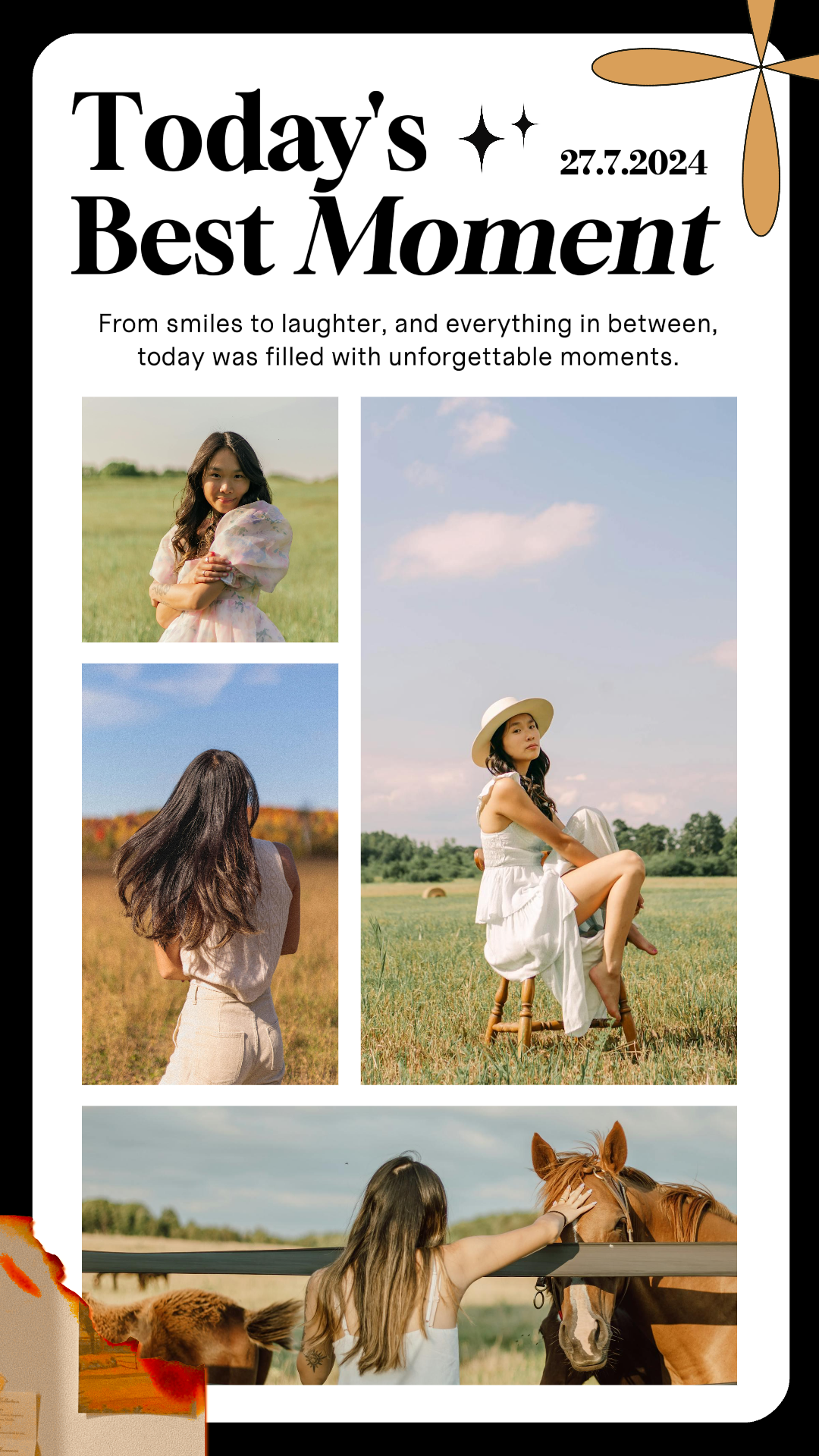 Colagem Minimalista Foto Pessoal O Melhor Momento Da História Do Instagram De Hoje