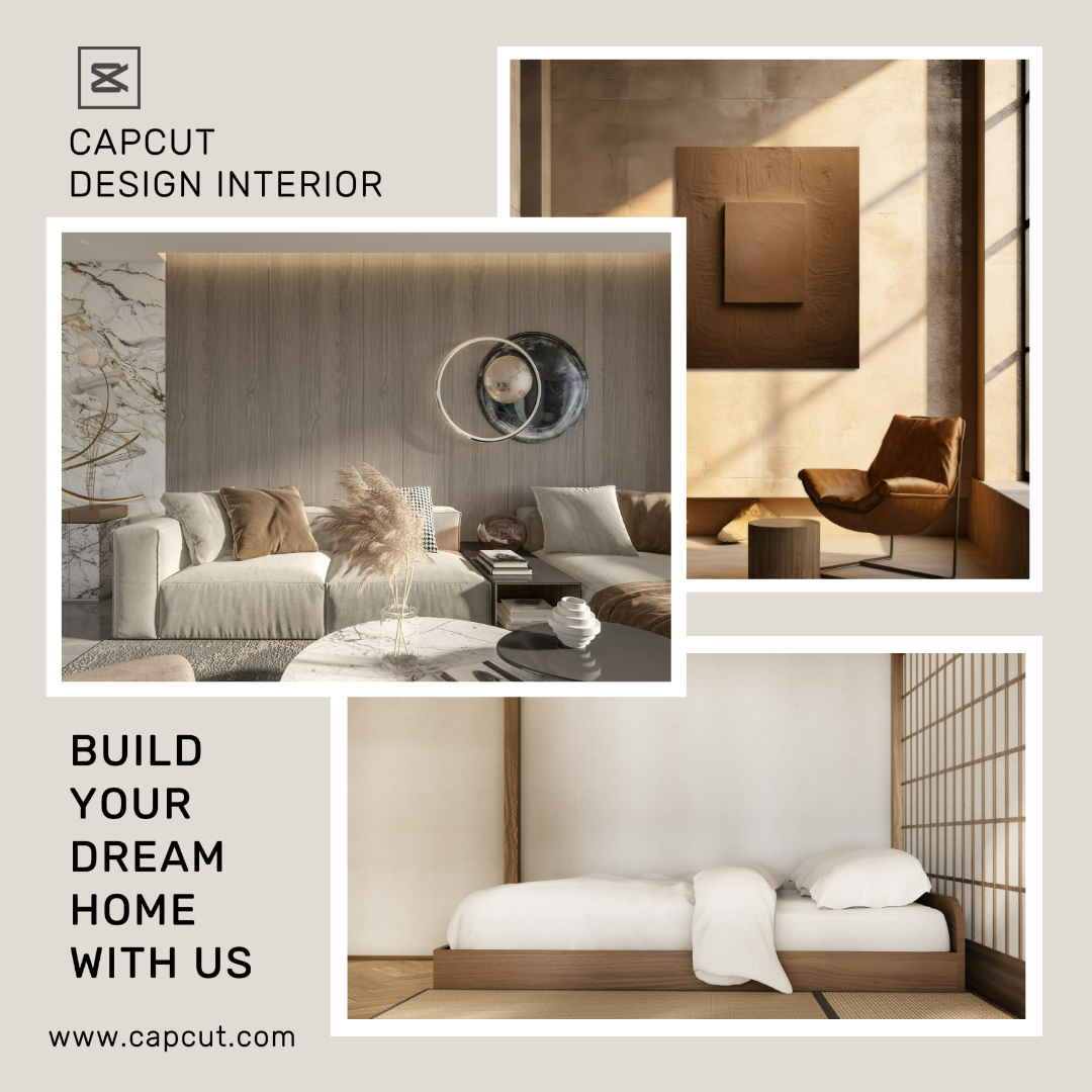 Minimalist Collage Household Creative Poster Instagram Post Interior Design