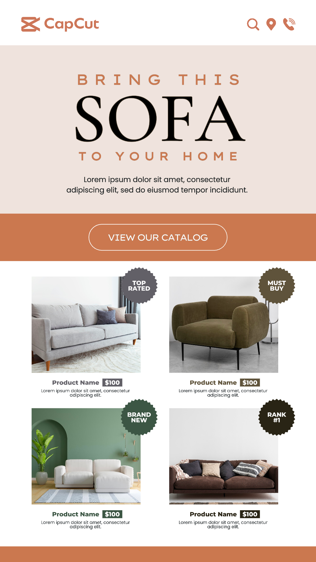 4 Multi-product Image + Household Furniture