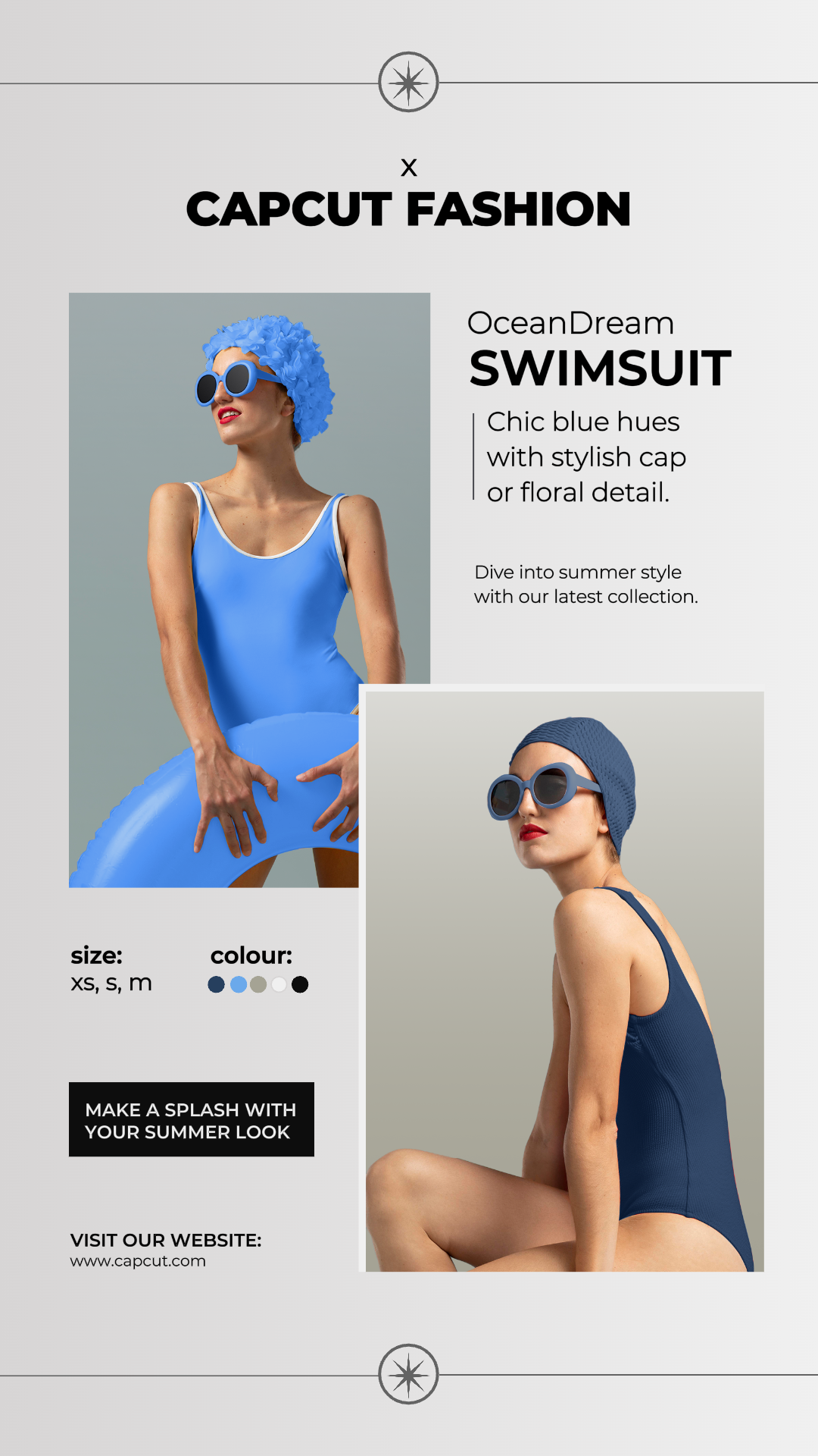 Clothes&Shoes Marketing Poster Summer Swimsuit
