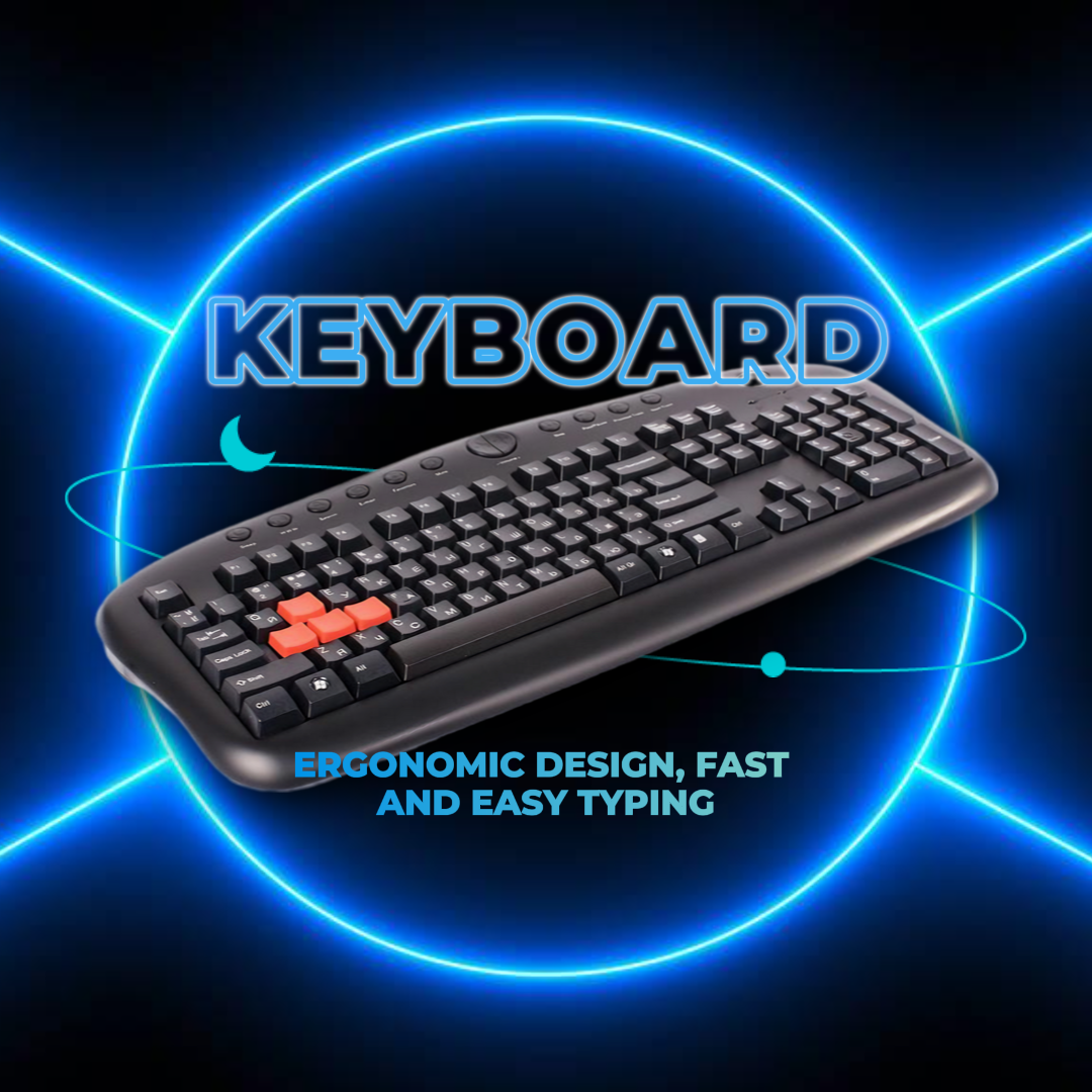 E-commerce Electronic Products Keyboard Computer Display Product Minimalist 