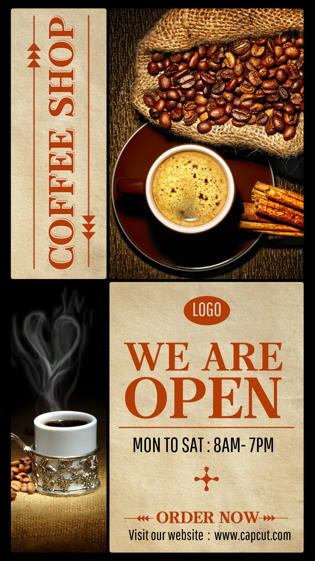 Cooffee Shop Ads Instagram Story