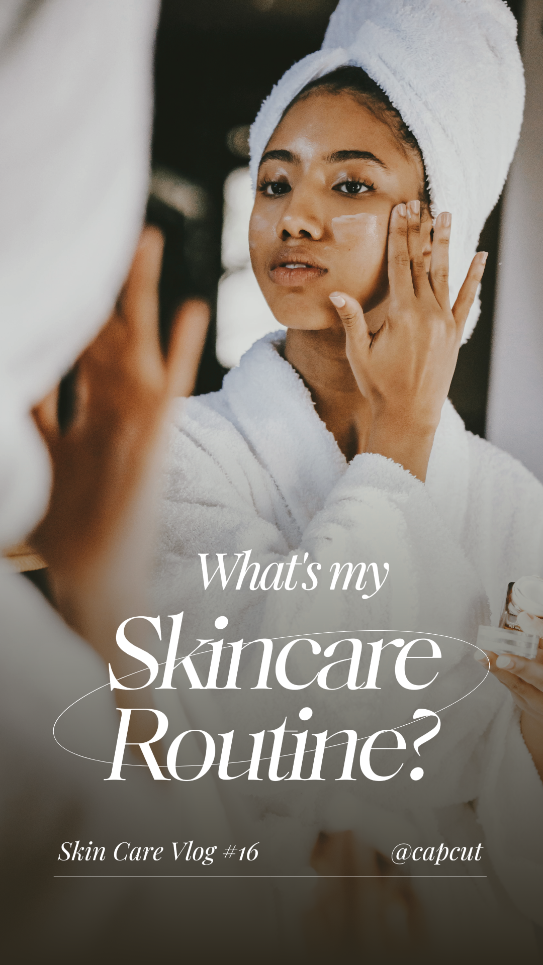 TikTok Miniatura Beleza e Cuidado Qual É A Minha Rotina De Cuidados Com A Pele Vlog Estilo Delicado