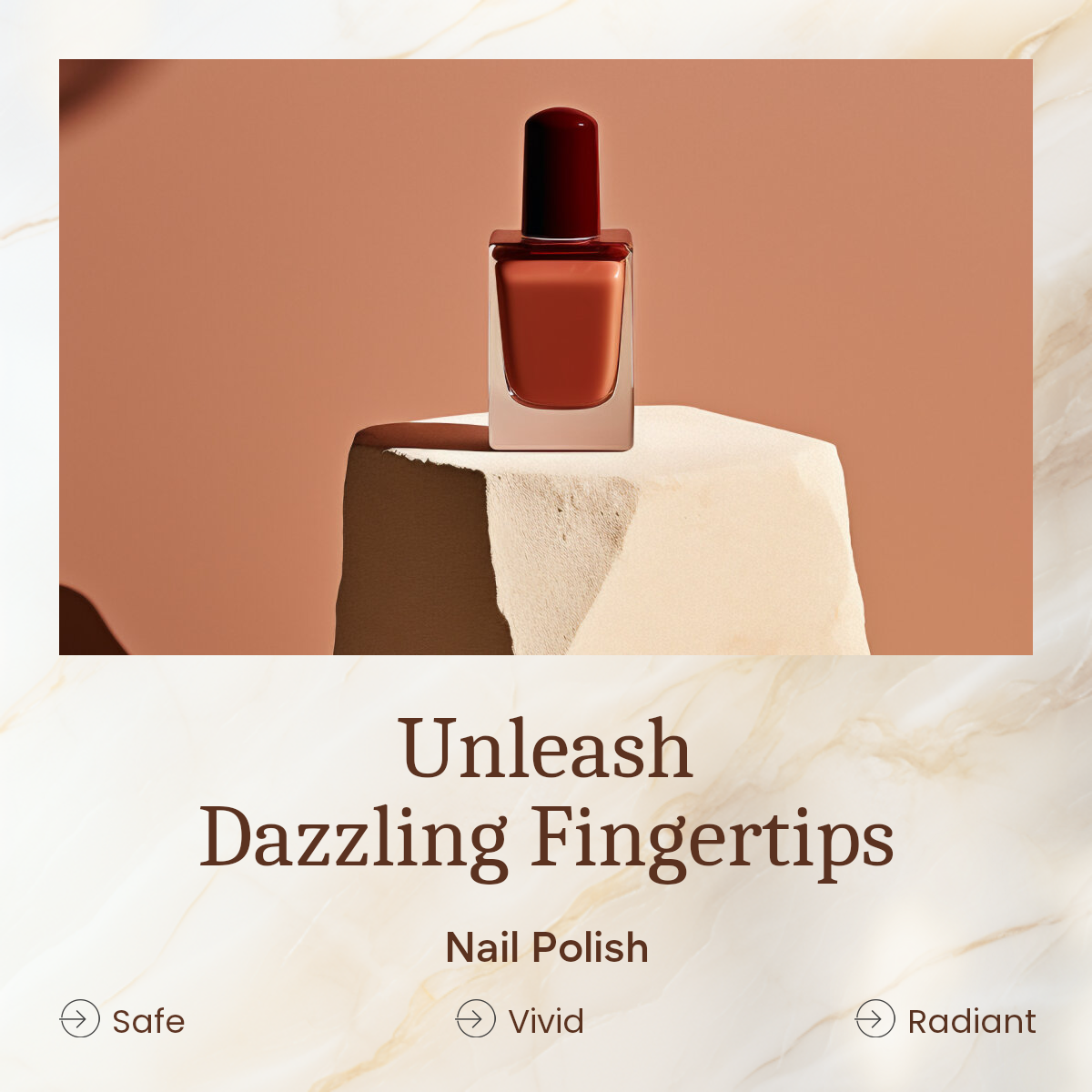 Beauté et soins personnels Présentoir du produit Présentation détaillée