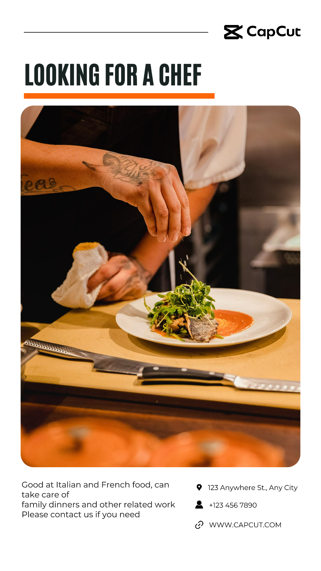 Business poster job fair teamplate chef trabalhos