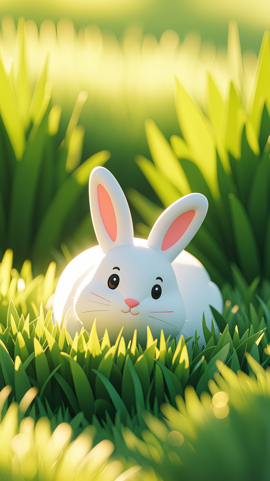 배경화면 크리에이티브 포스터 RABBIT 3D