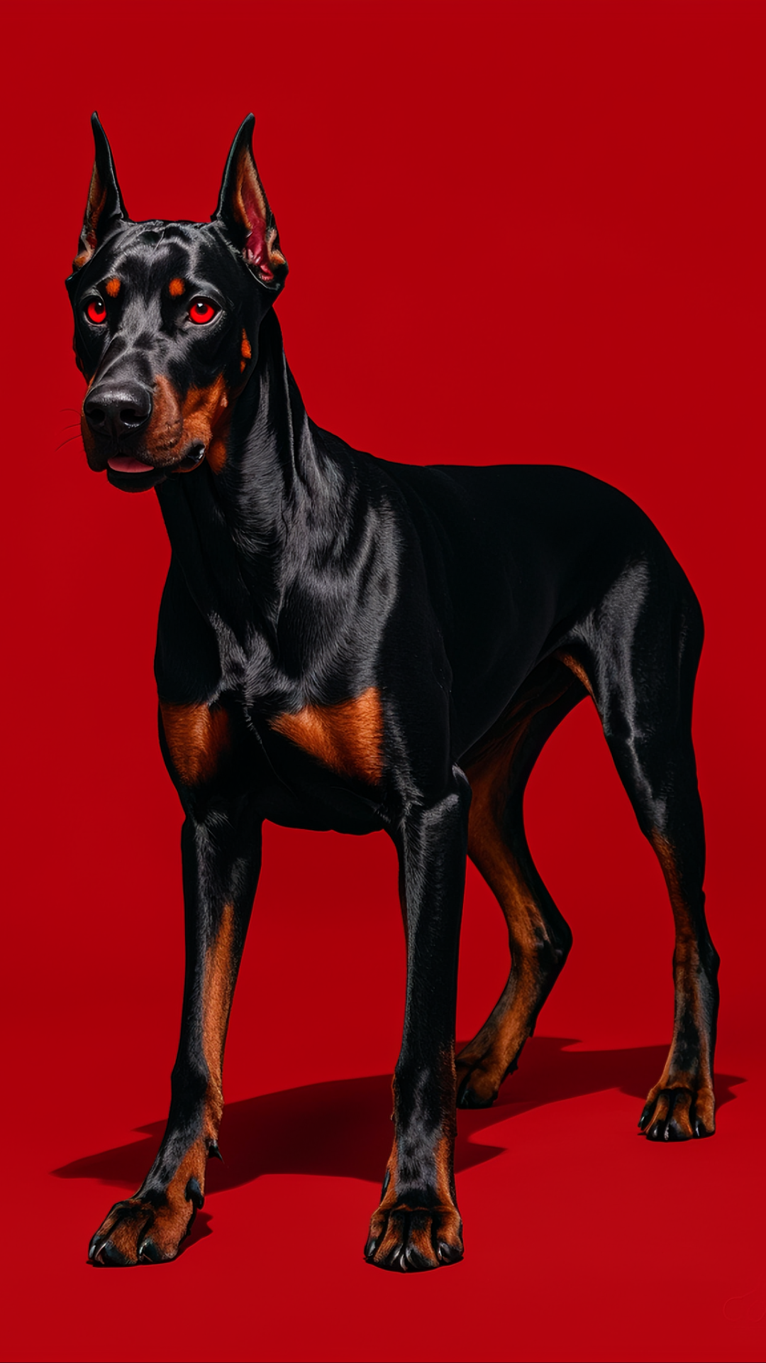 Papel de parede Criativo Poster Cachorro Preto