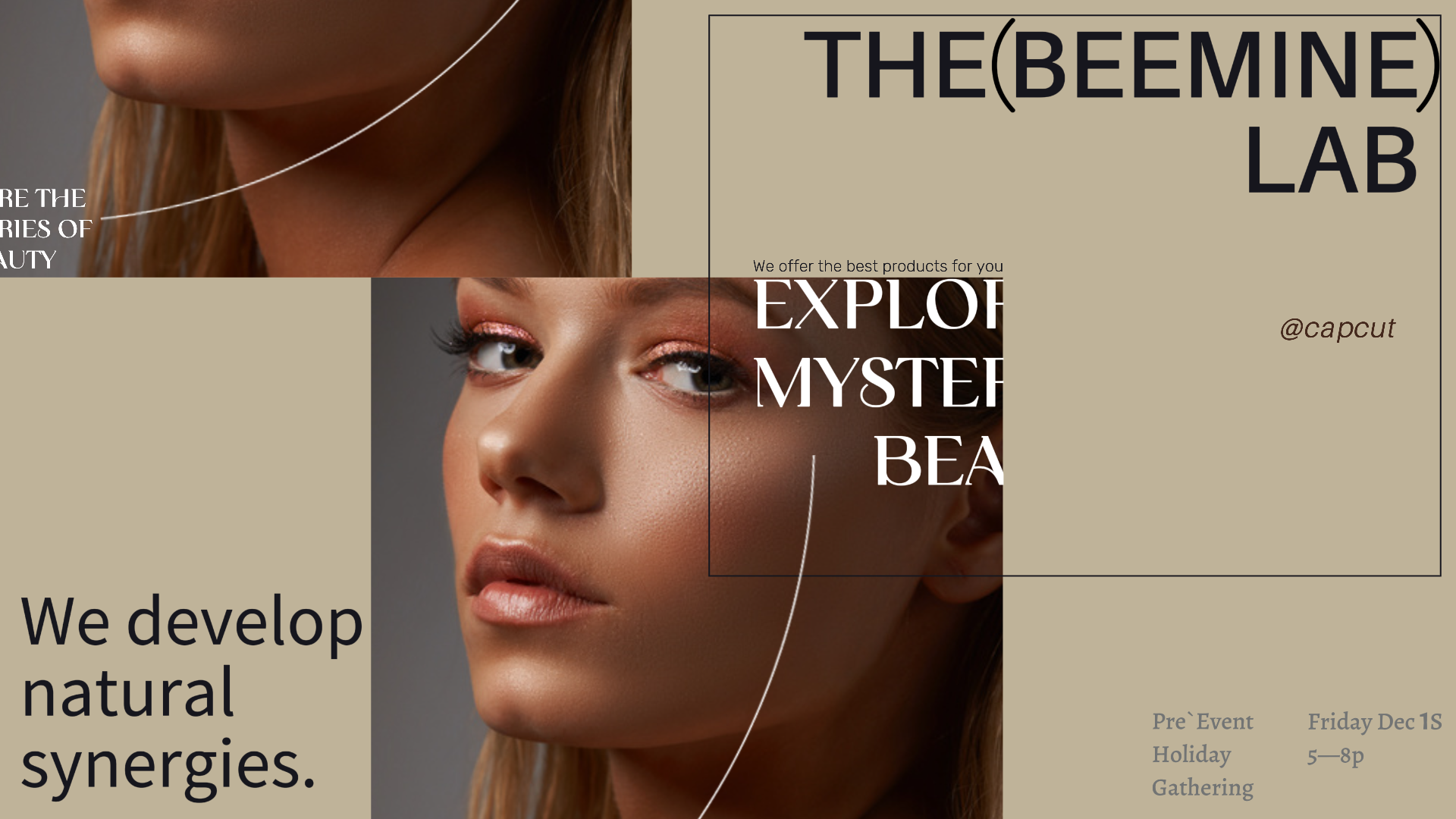 Beauty & Personal care Sales promotion the beemine lab Stylized