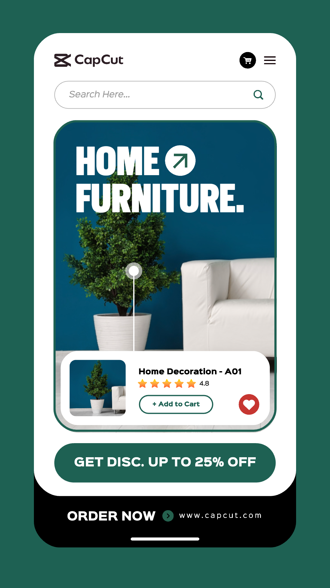 Beranda Promosi Furnitur Kisah Instagram