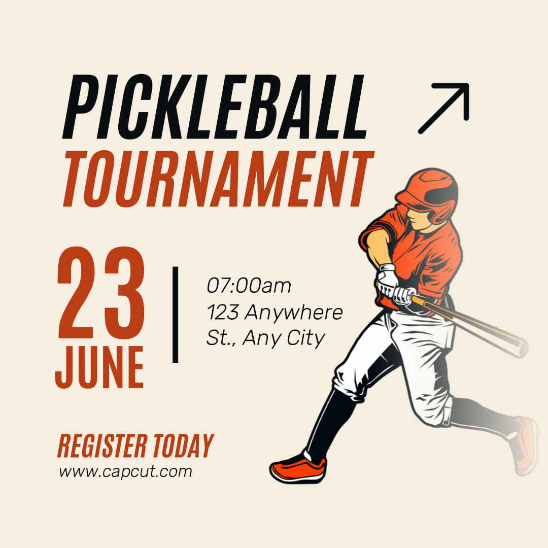 Entertainment Marketing Poster Sport Tournament Promotion Ilustration Style Instagram Post