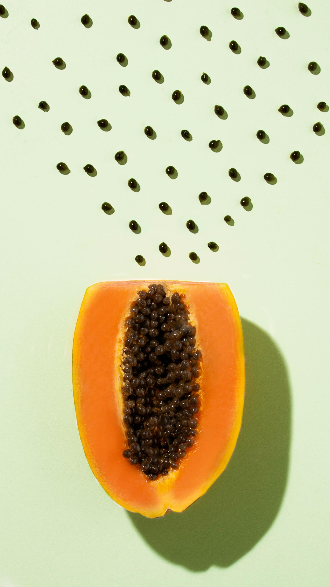 Poster kreatif wallpaper Buah Segar