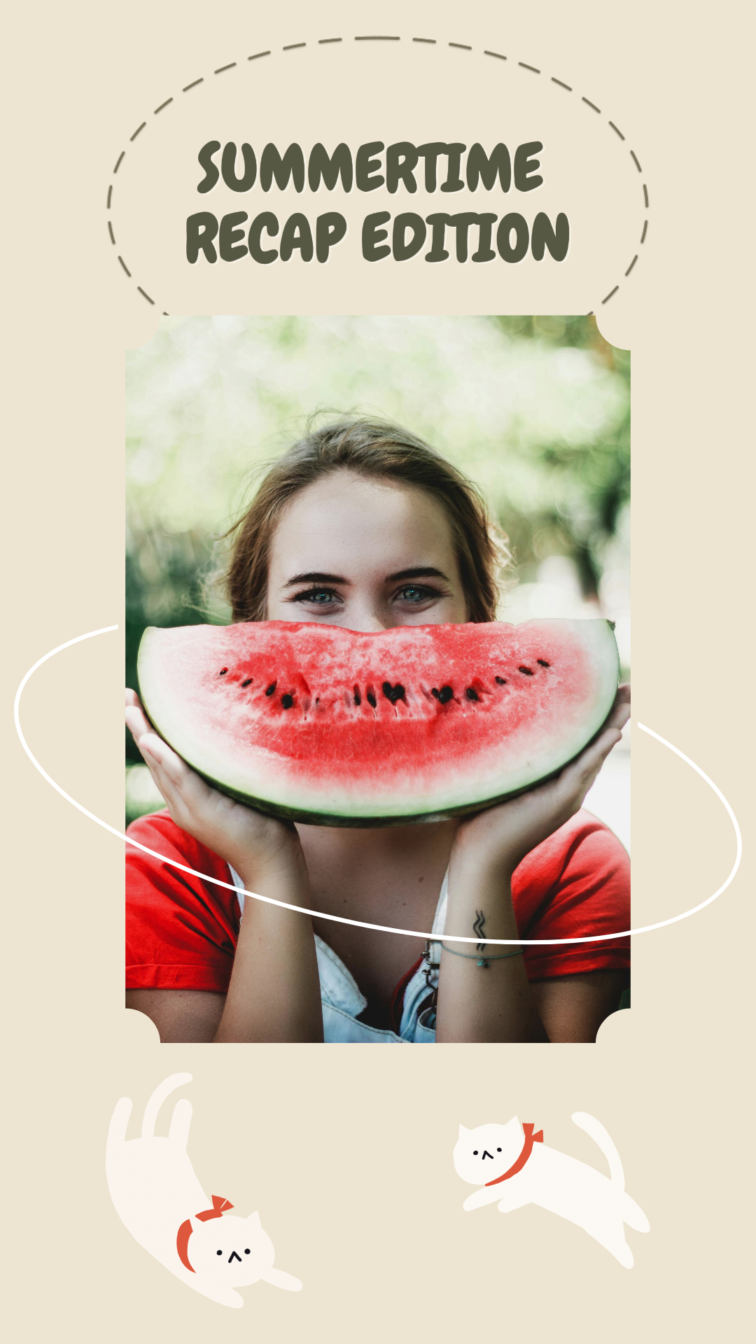 Recapitulação do verão em miniatura do Tiktok Verde