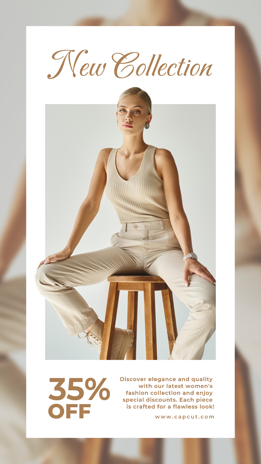 Clothing and Shoes Marketing Poster Instagram Story