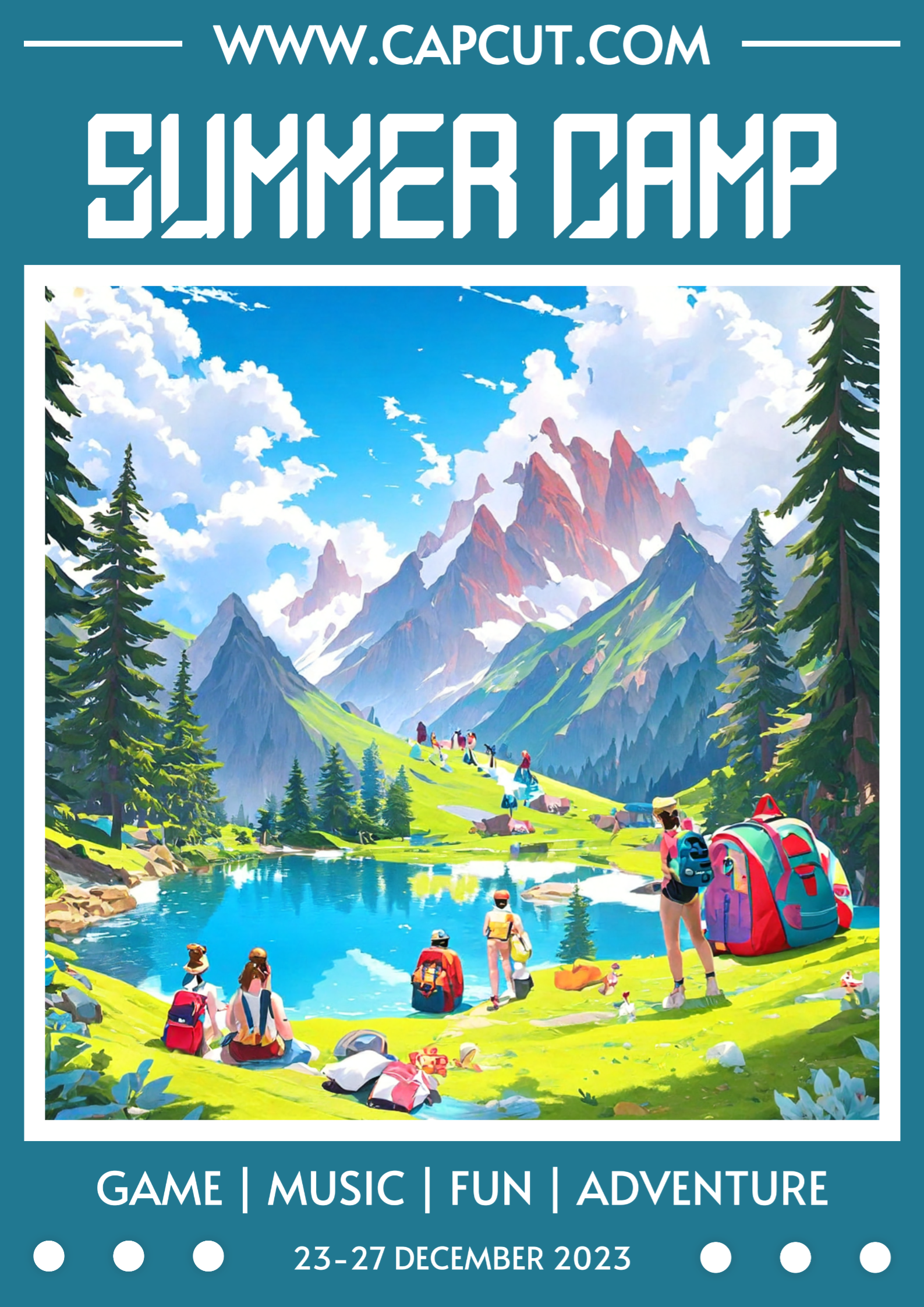  Fun Summer Camp Poster Simple