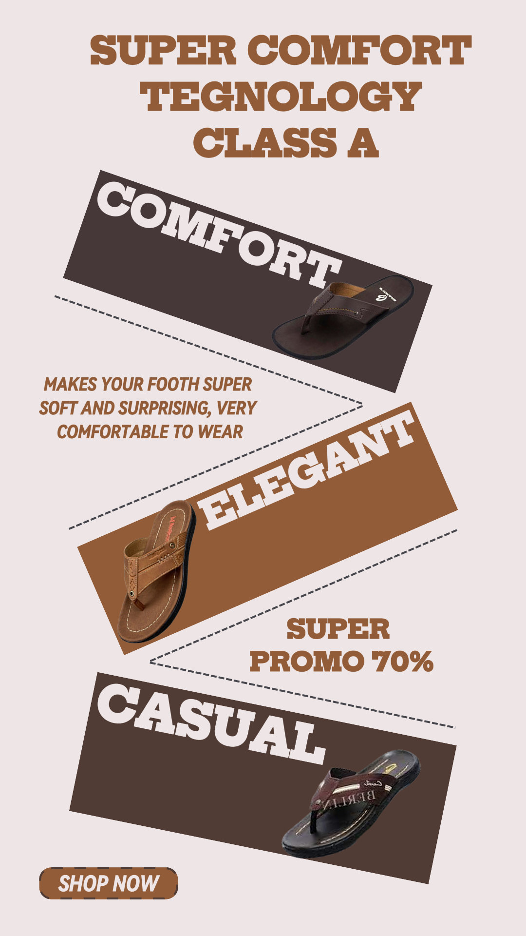 인스타그램 스토리 포스트 TEMPLATE BOYS의 샌들