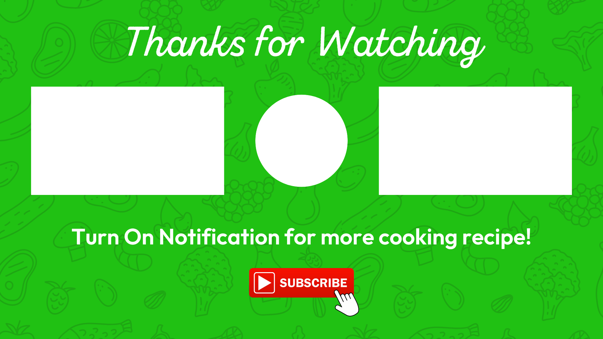 Saluran Memasak Layar Endscreen Youtube non-pemasaran