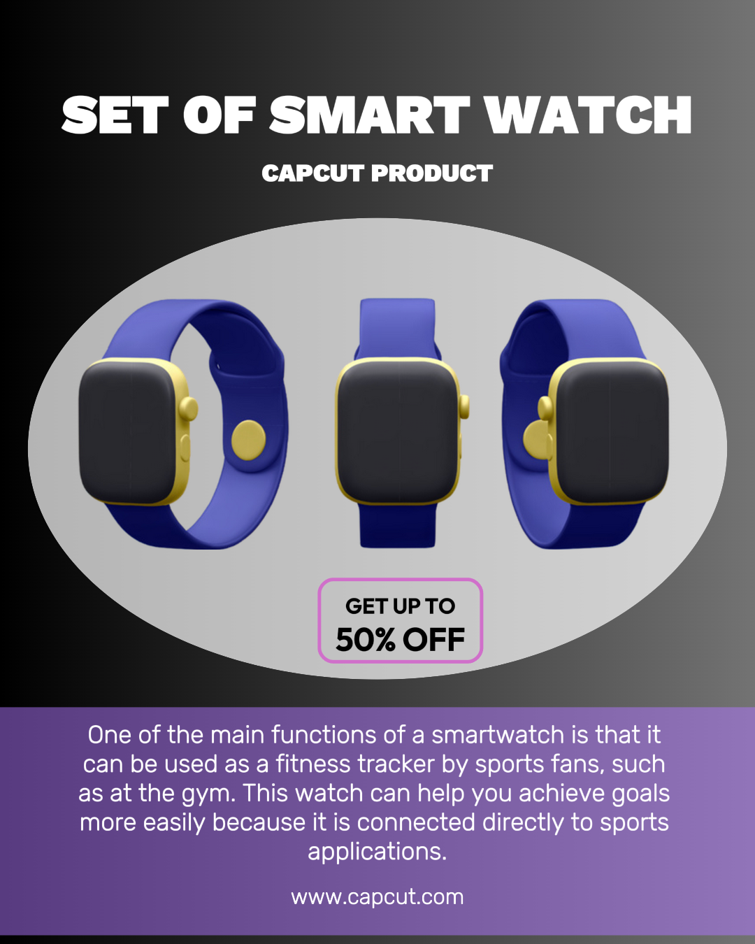 Electronics Product display set of smart watch