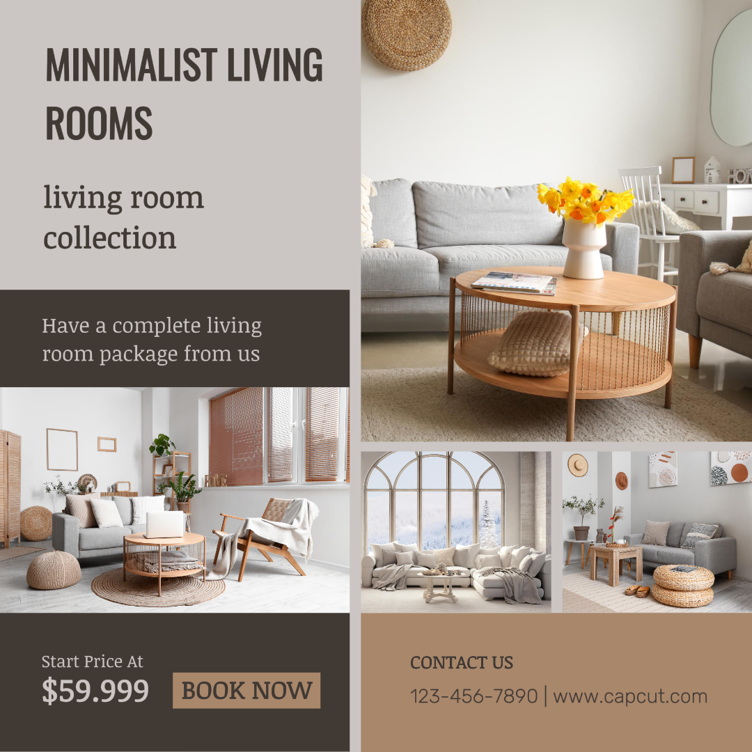 Household Marketing Poster House Sale Instagram Post Minimalist