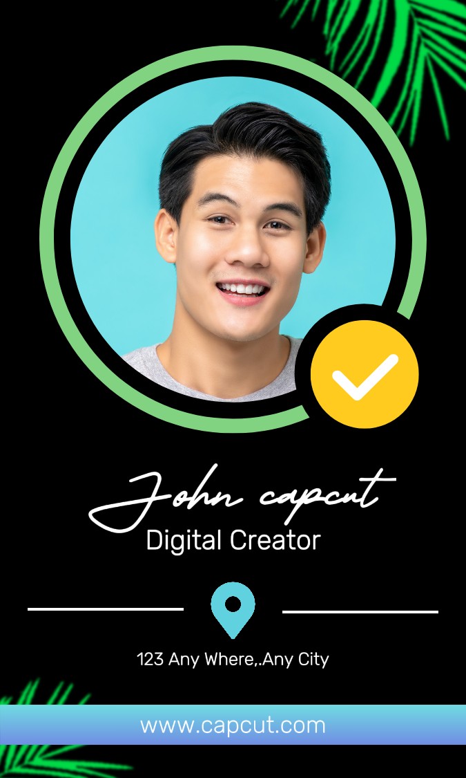 Cartão de visita Digital Creator Instagram Post