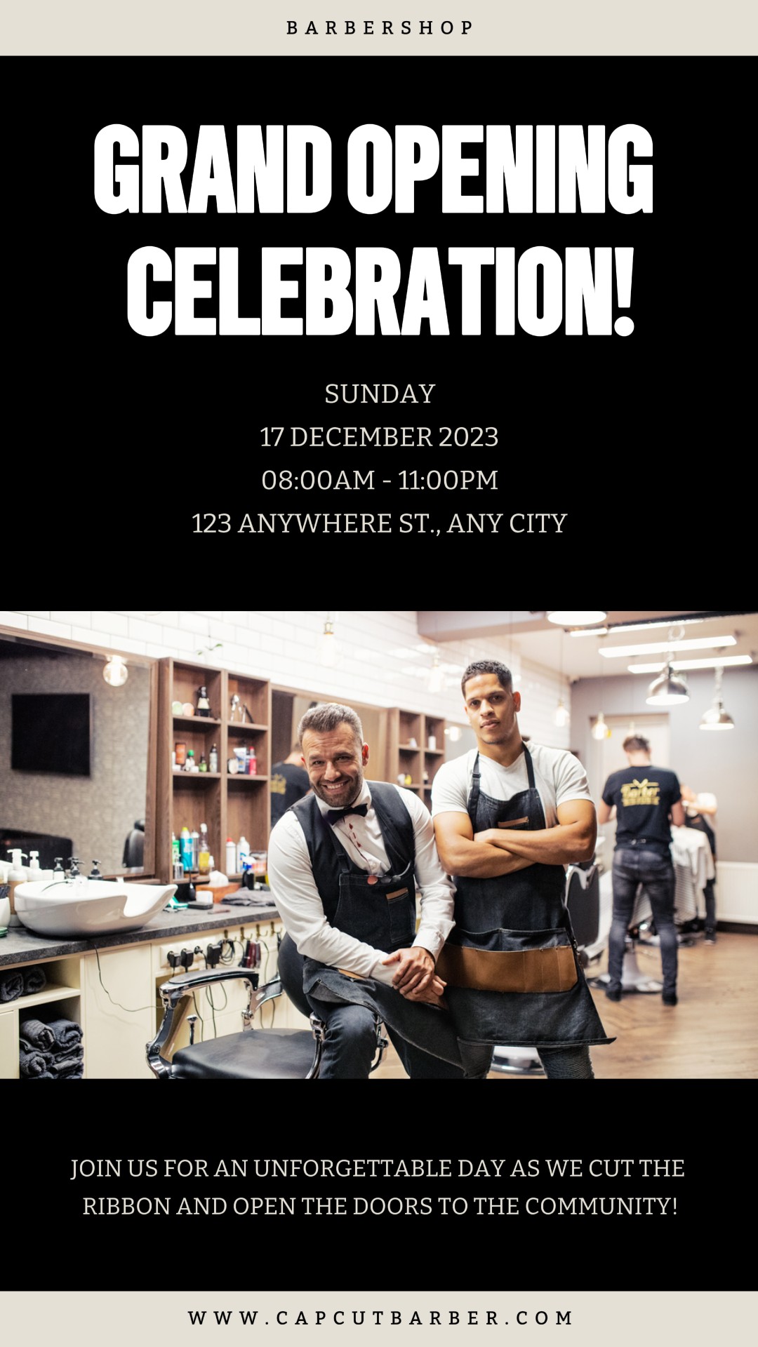 Perawatan Pribadi Pemangkas Grand Opening Instagram Story