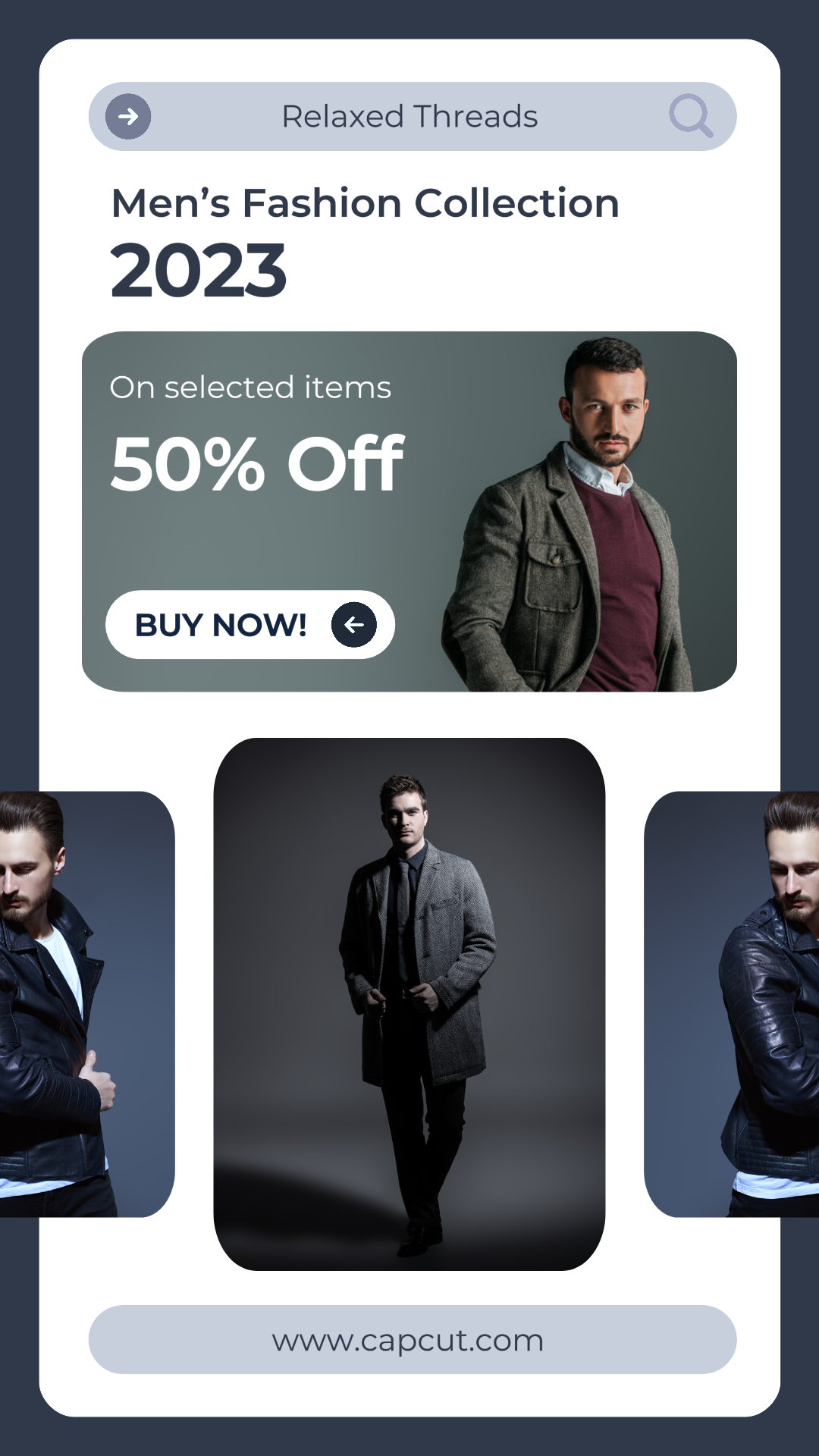 Clothing Men Fashion Collection Instagram Story